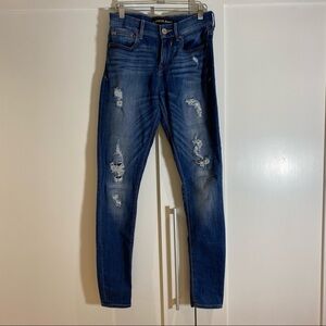 Express Mia Mid Rise Legging Jeans